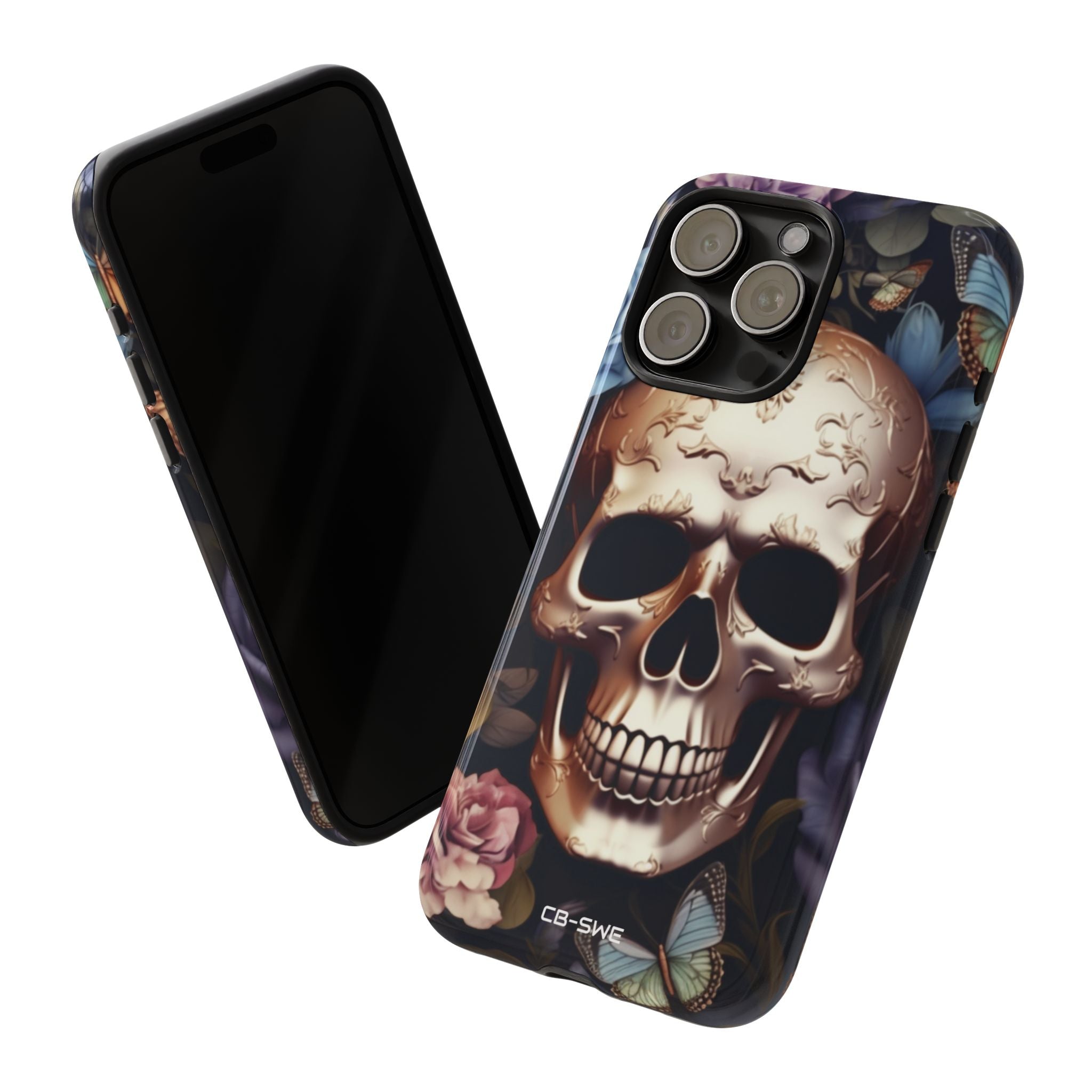 Skull Among Blossoms - iPhone Case