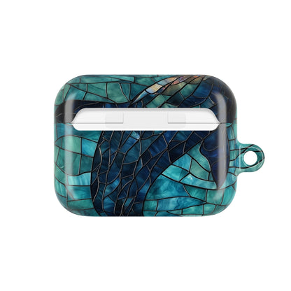 Blue Whale Mosaic - AirPods Case