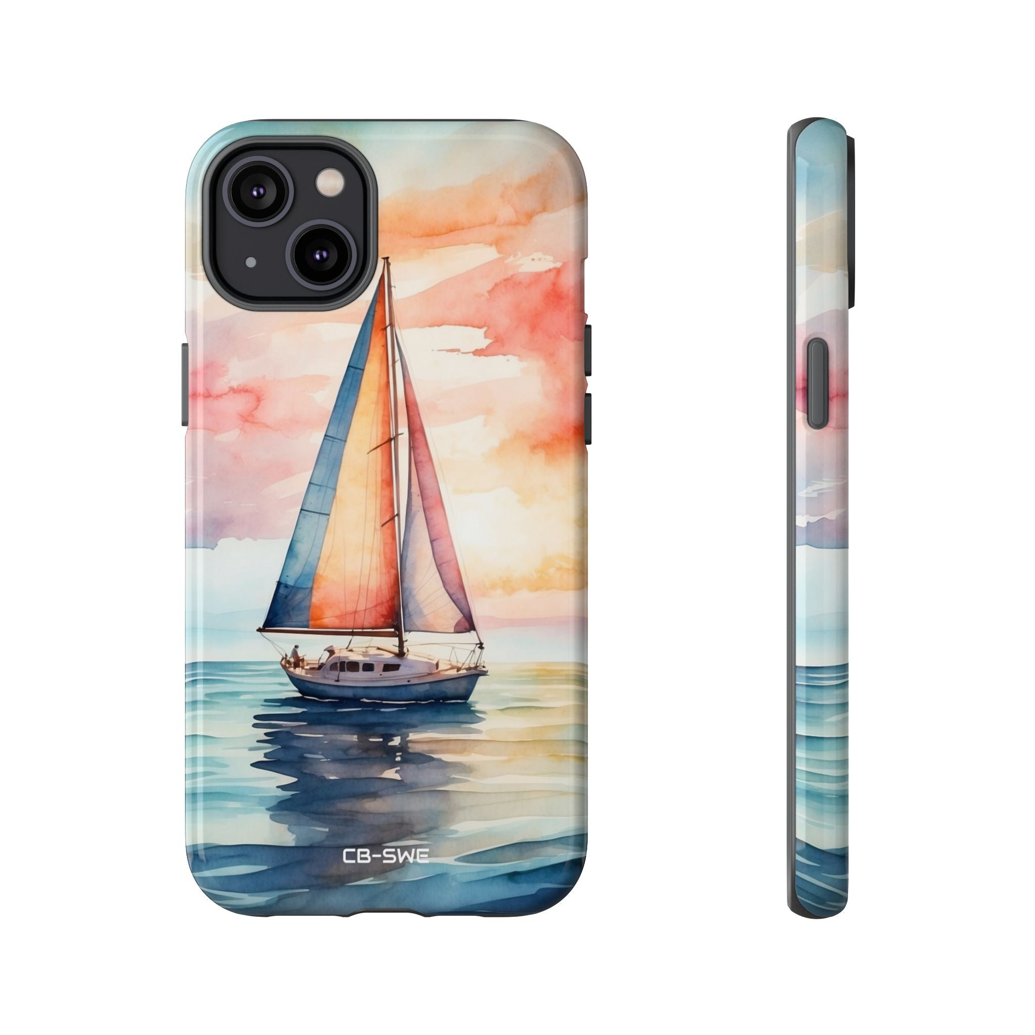 Sailboat Glides Calm - iPhone Case