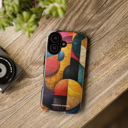 Vibrant Geometric Art - Tough iPhone 16 Phone Case