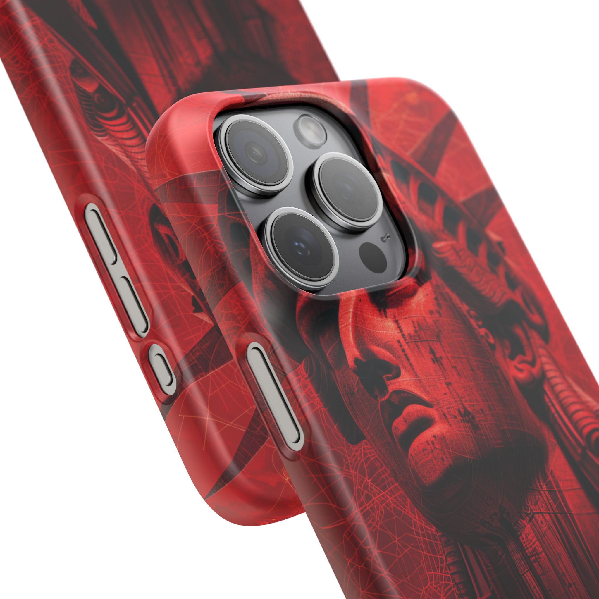 Zen Red Liberty Vision iPhone 15 - Slim Phone Case