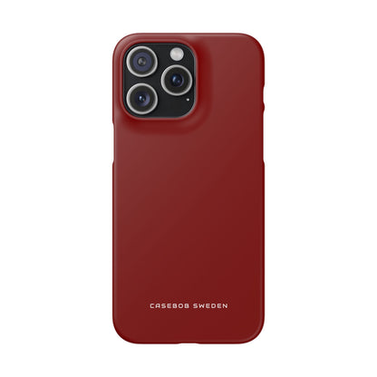 Maroon iPhone 15 - Slim Phone Case