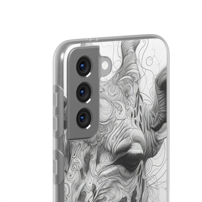 Monochrome Giraffe | Flexible Phone Case for Samsung Galaxy