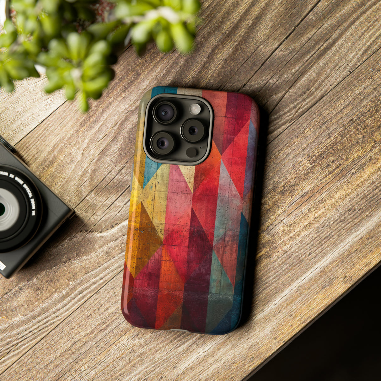 Geometric Fusion Wallpapers - Protective Phone Case