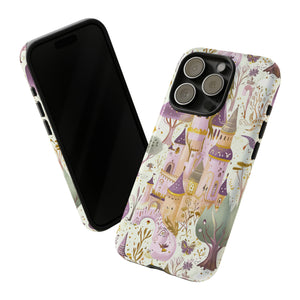 Fairytale Castles Pastel Dream - Protective Phone Case