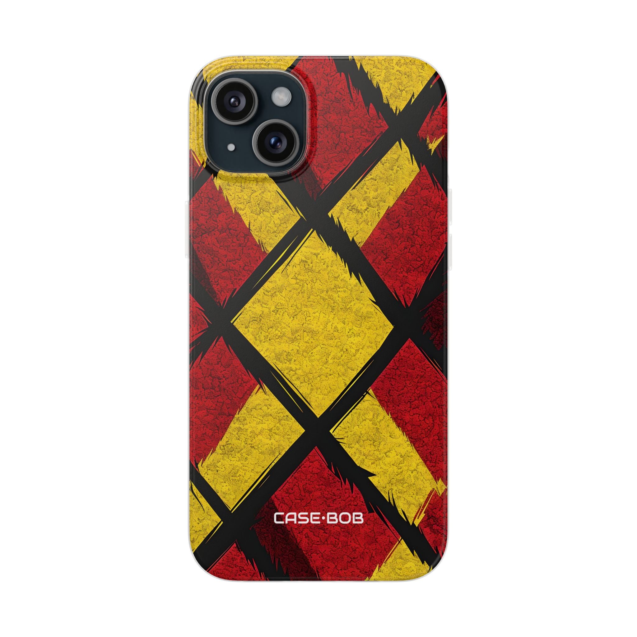 Vibrant Geometric Diamonds iPhone 15 Plus - Soft Case