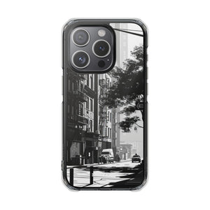 Urban Serenity - Phone Case for iPhone (Clear Impact - Magnetic)