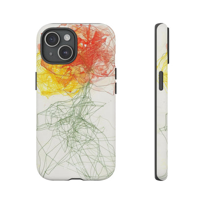 Fiery Blossom | Protective Phone Case for iPhone