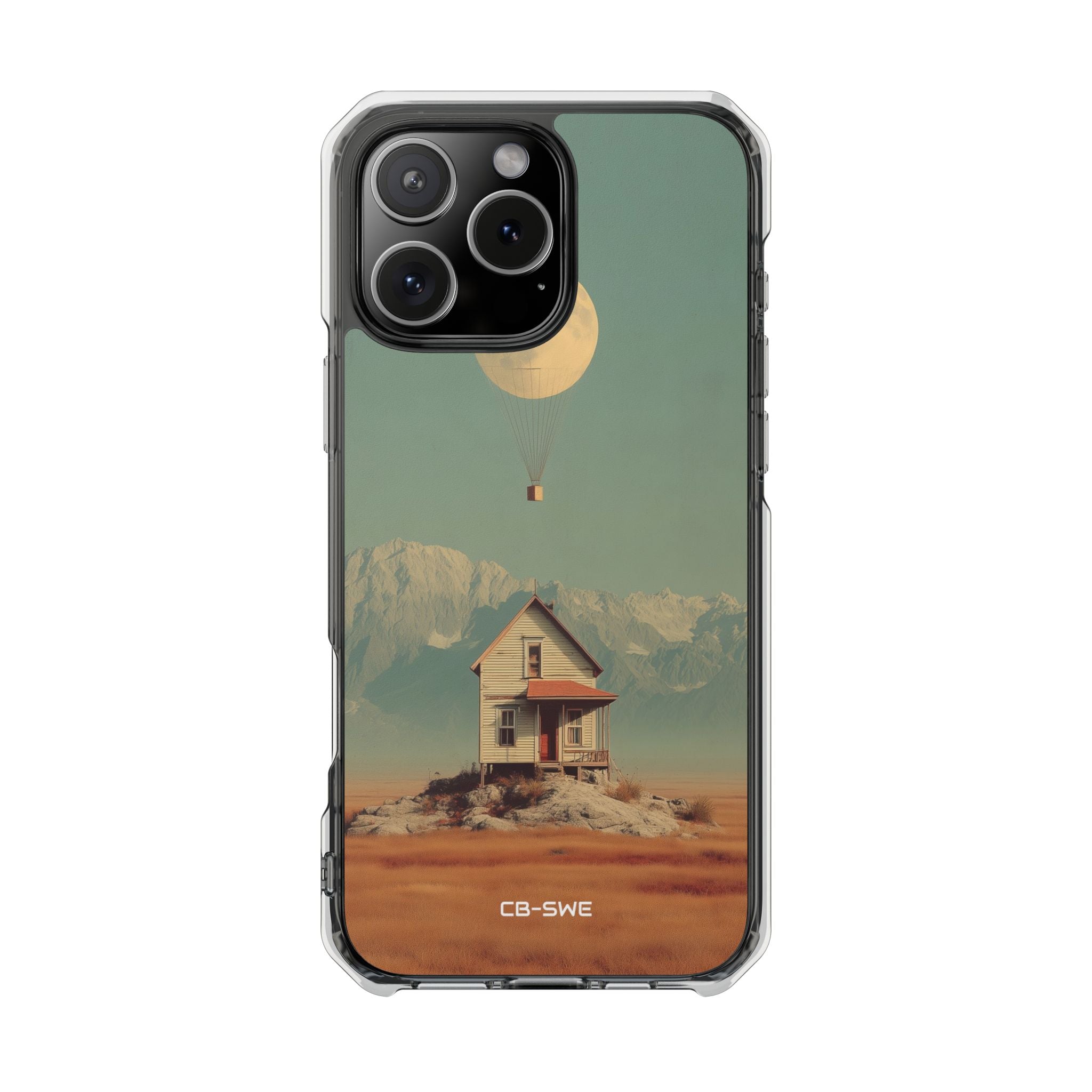 Moon Hovers Low iPhone Case - Impact