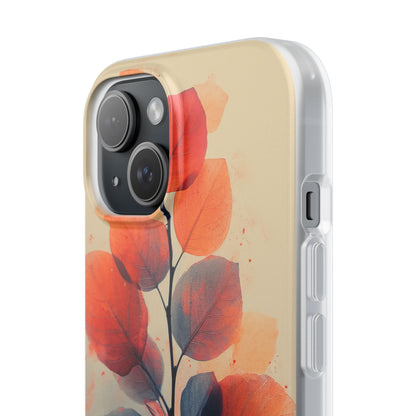 Ethereal Leaf Harmony iPhone 15 - Flexi Phone Case