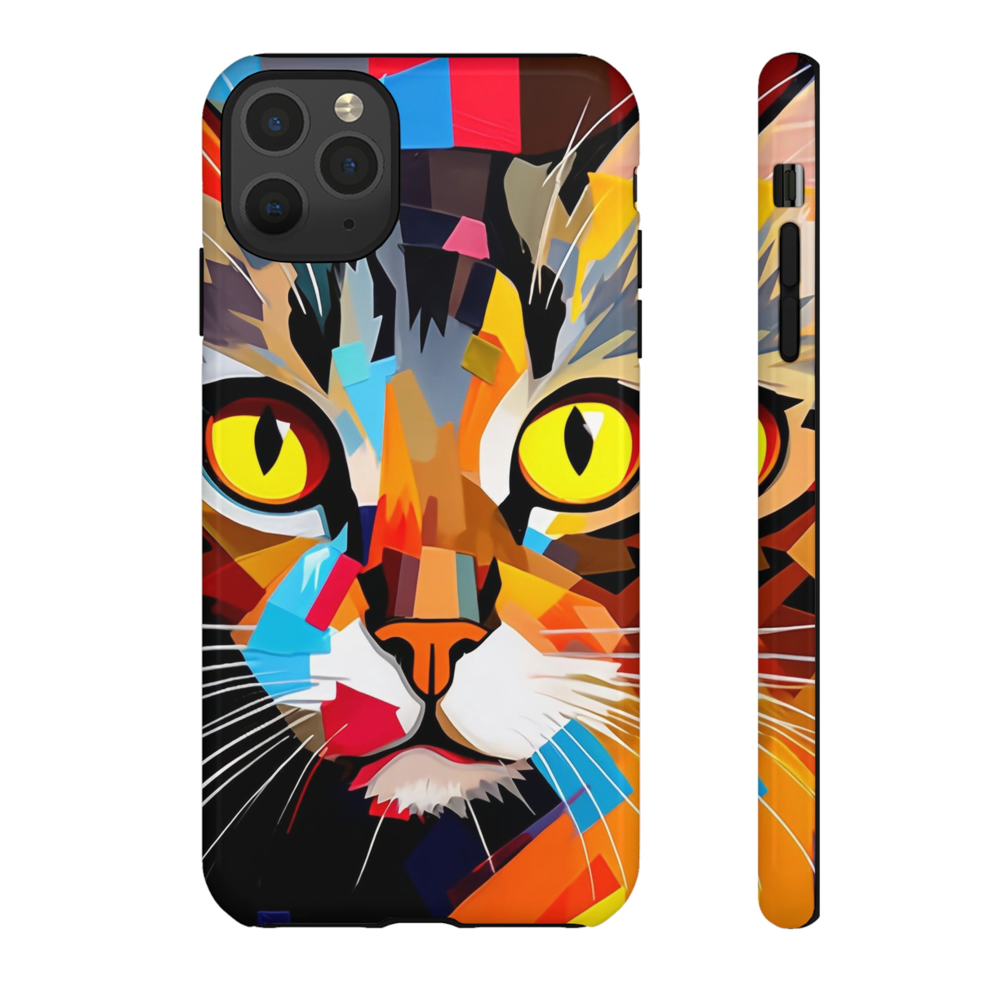 Abstract Kitty Palette Samsung Case (Protective)