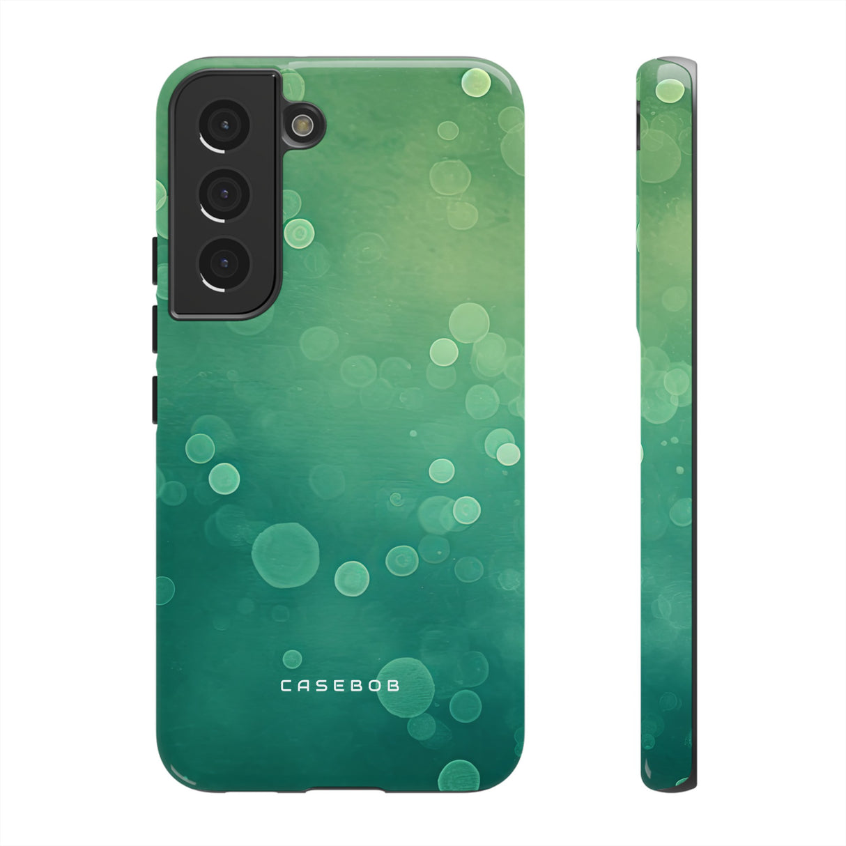 Green Dot Matrix - Protective Phone Case