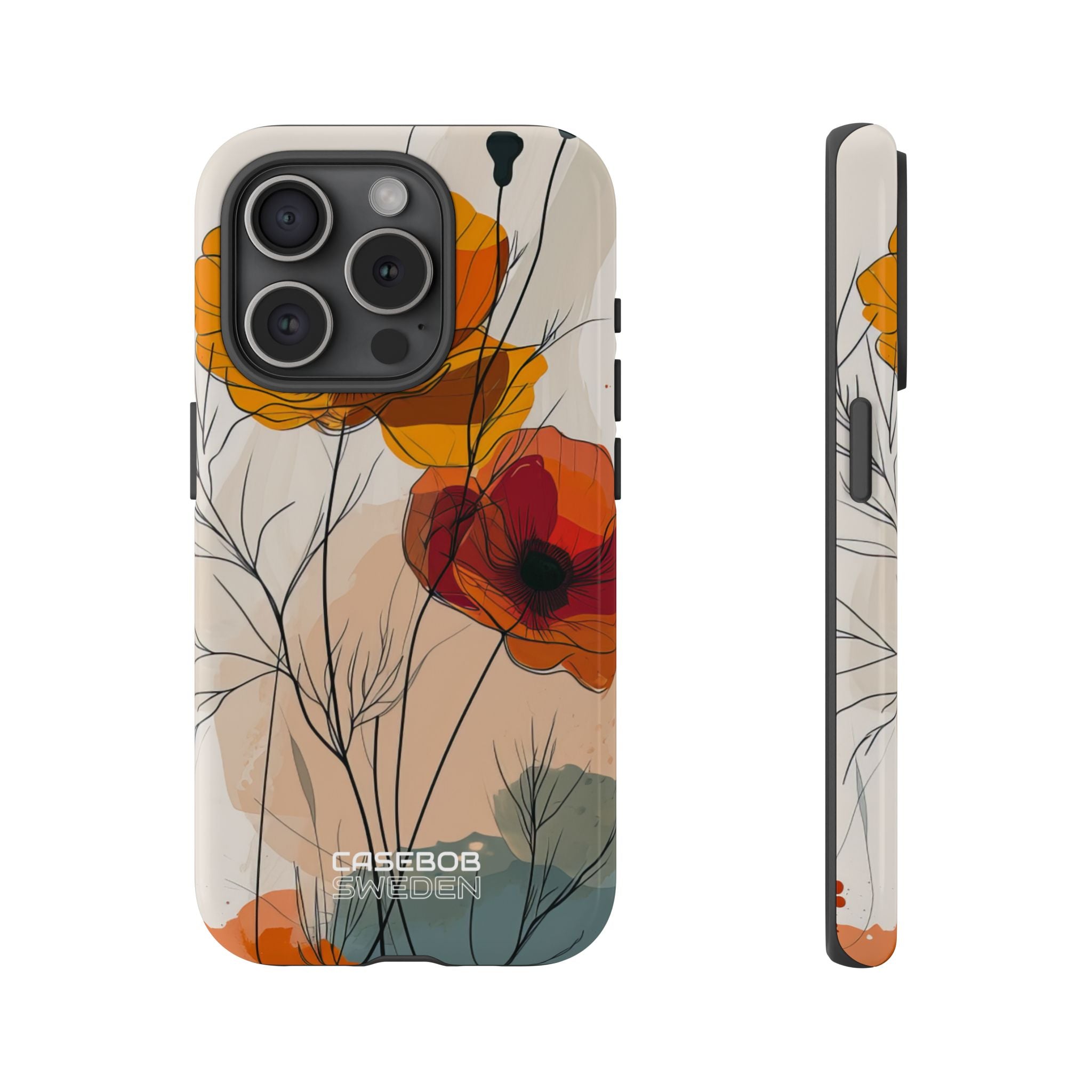 Golden Bloom Dance iPhone 15 - Resistente