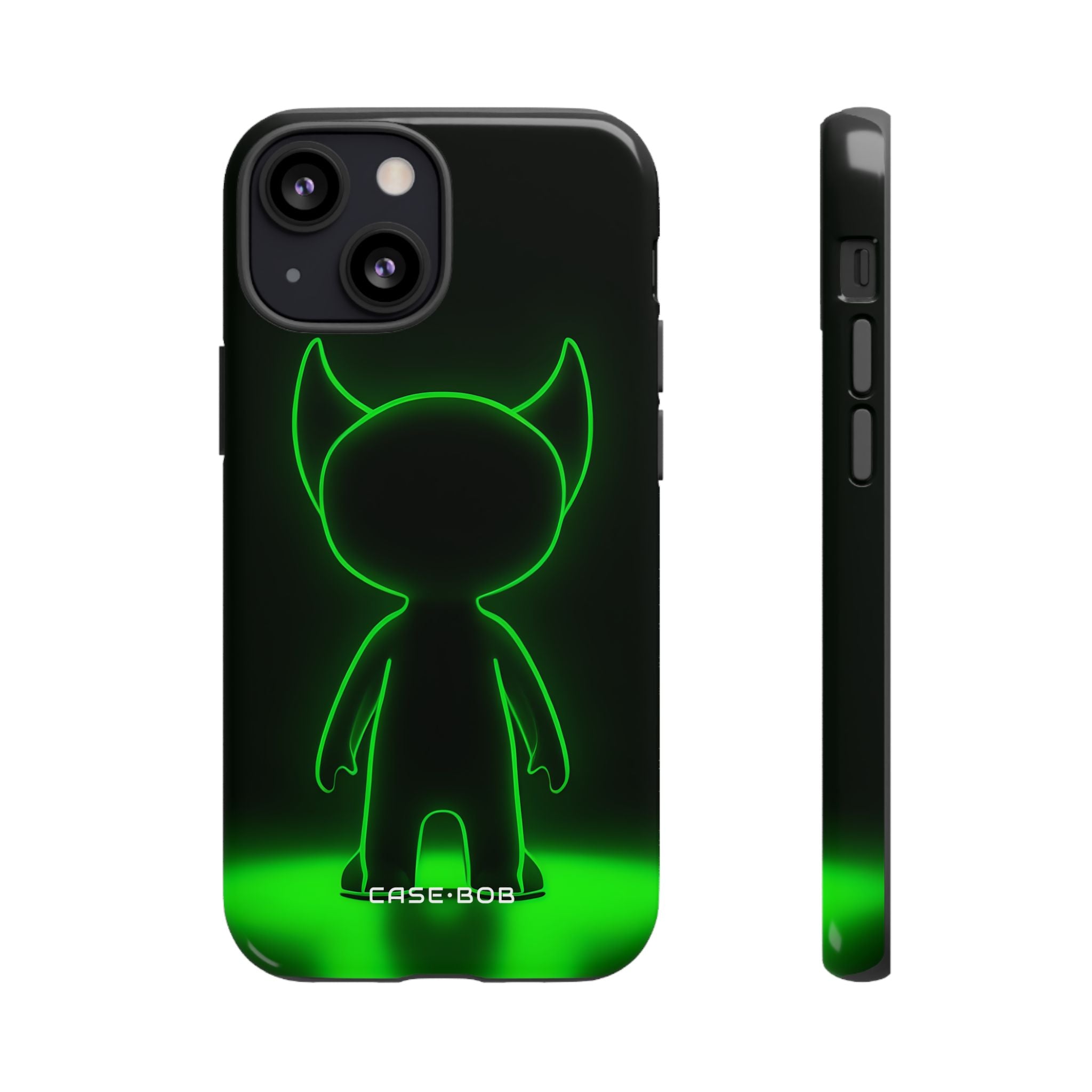 Neon Horned Glow iPhone 13 Mini Case - Tough