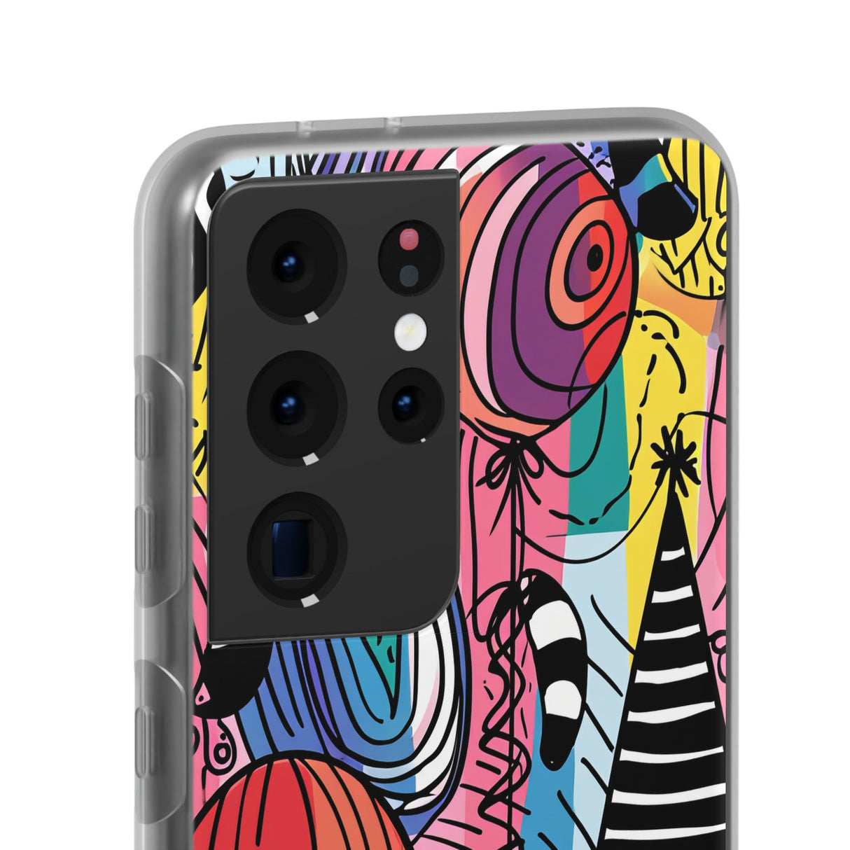 Vibrant Party Whimsy | Flexible Phone Case for Samsung Galaxy