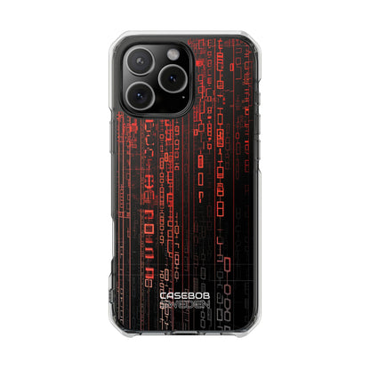 Neon Circuit Dreams iPhone 16 - Impact Clear+