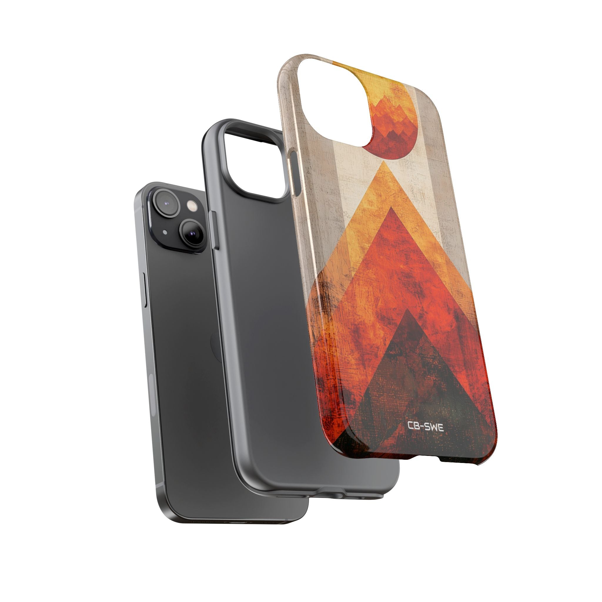 Sun Embraces Mountains - iPhone Case