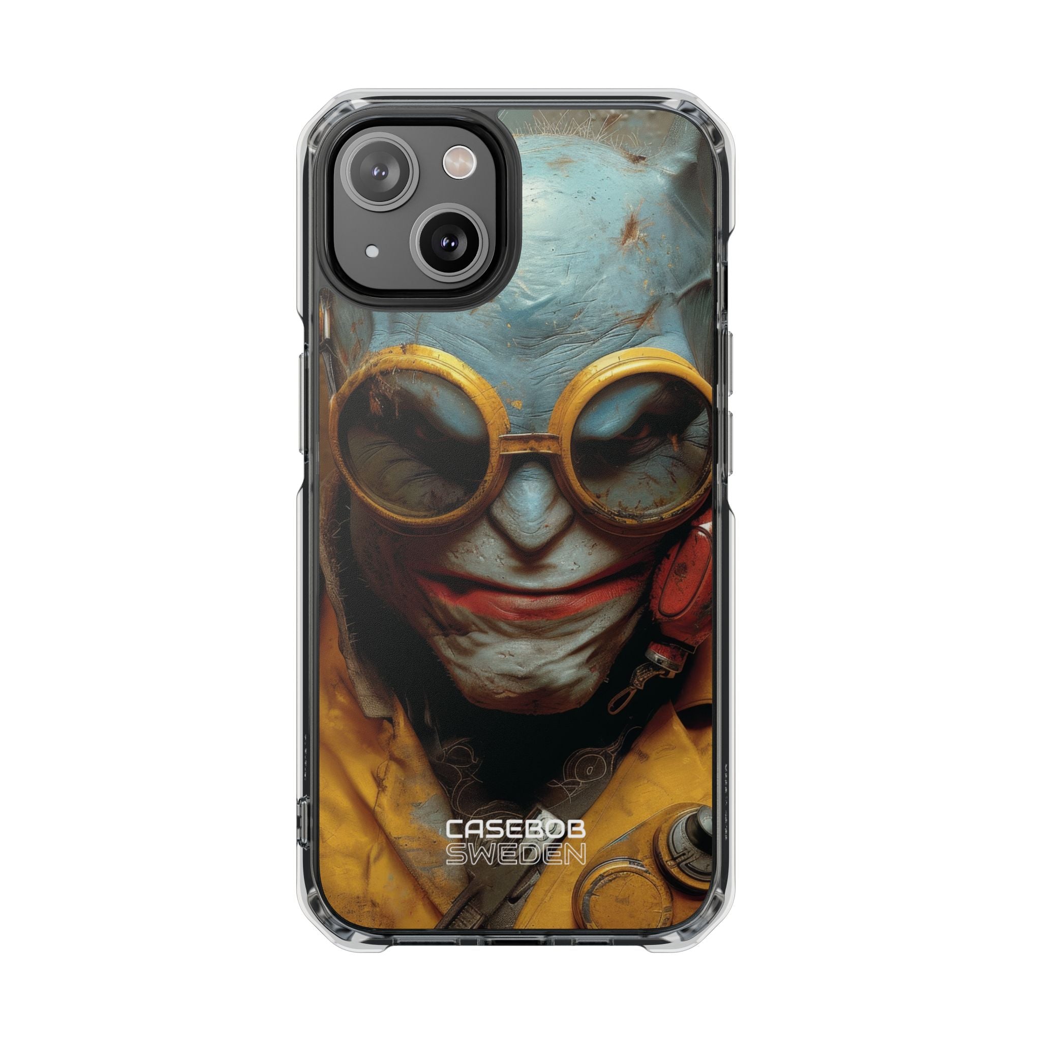 Steampunk Masked Adventurer iPhone 14 - Impact Clear+