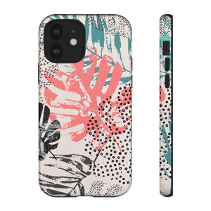 Rough Grunge Tropical - Protective Phone Case