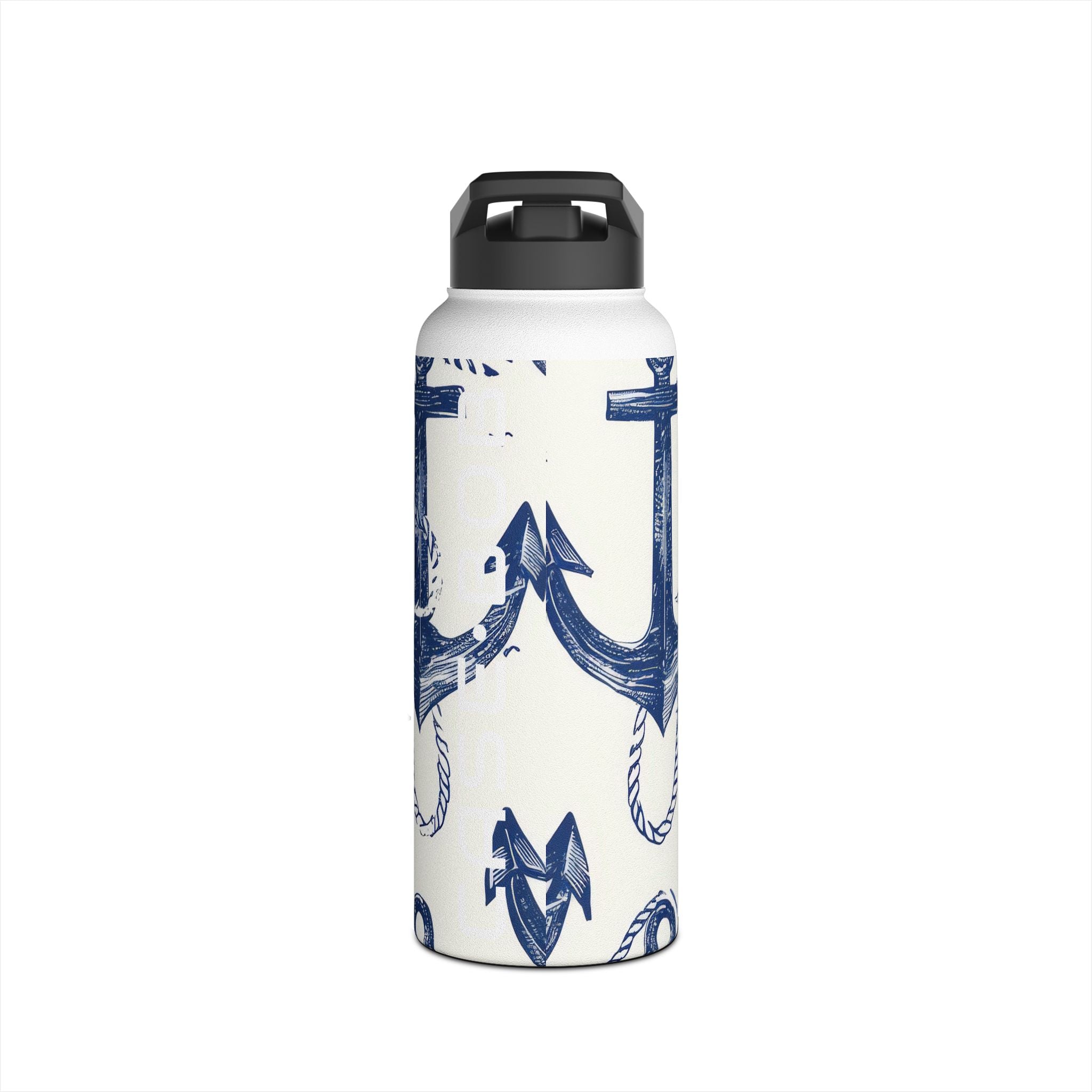 Blue Anchor Breeze - Stainless Steel Water Bottle
