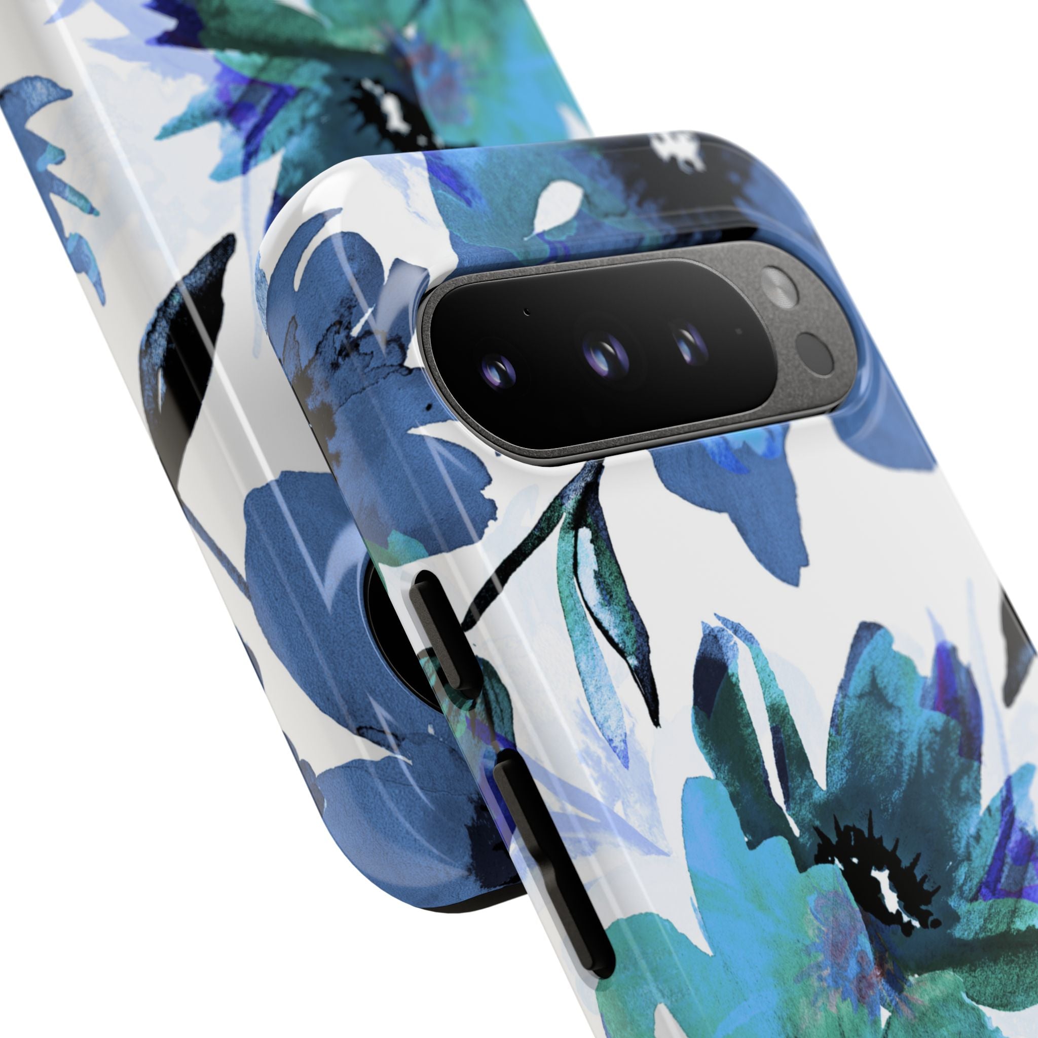 Blue Blossom Radiance Google Pixel 9 Pro Case - Tough