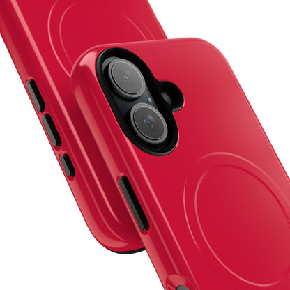 Crimson Red - Tough + MagSafe® iPhone 16 Phone Case