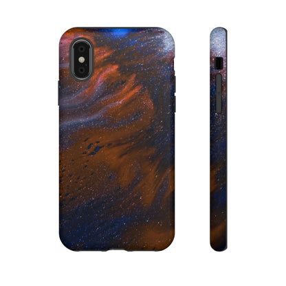 Gold Daze Ink Art iPhone Case (Protective) iPhone X Matte Phone Case