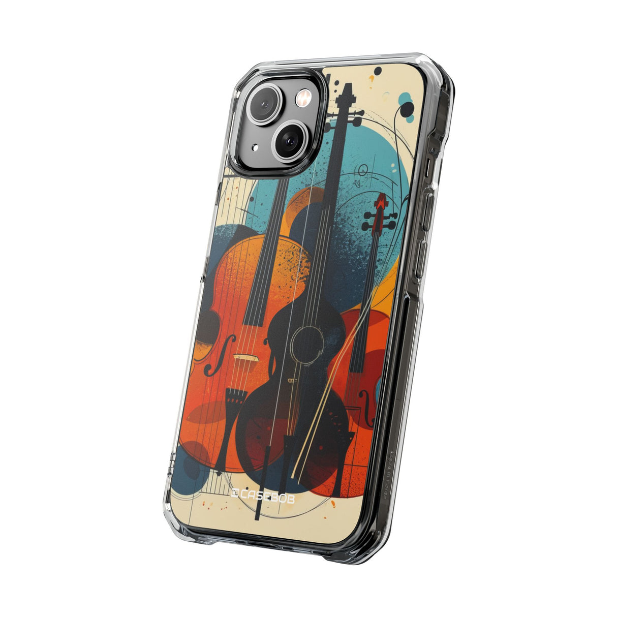 Musical Vortex - Phone Case for iPhone (Clear Impact - Magnetic)