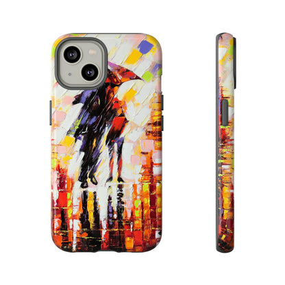 Oil Panting - Enamoured under Umbrella - Protective Phone Case