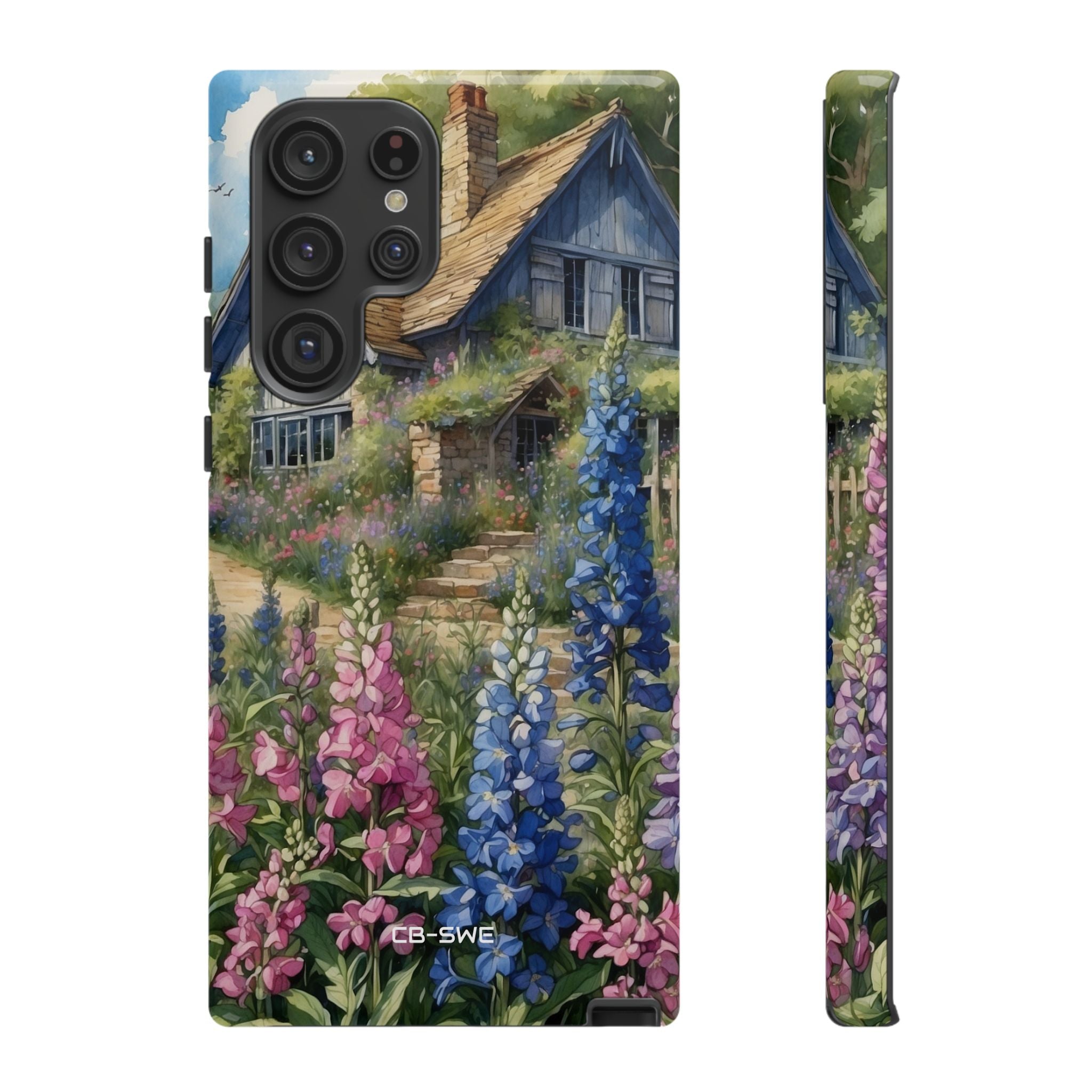 Cottage Surrounded Blossoms - Samsung Case