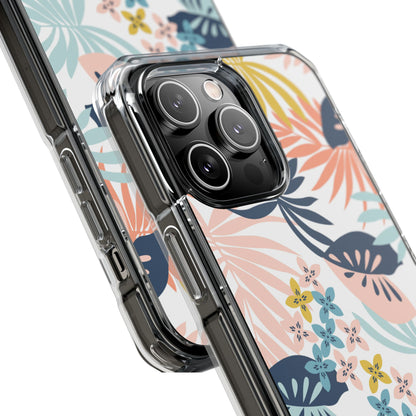 Tropical Foliage Blooms iPhone Case - Impact