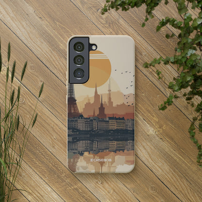 Parisian Sunset Serenity | Biodegradable Phone Case