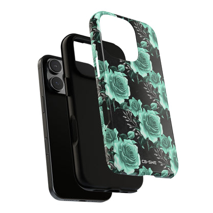 Turquoise Rose Symphony - iPhone Case