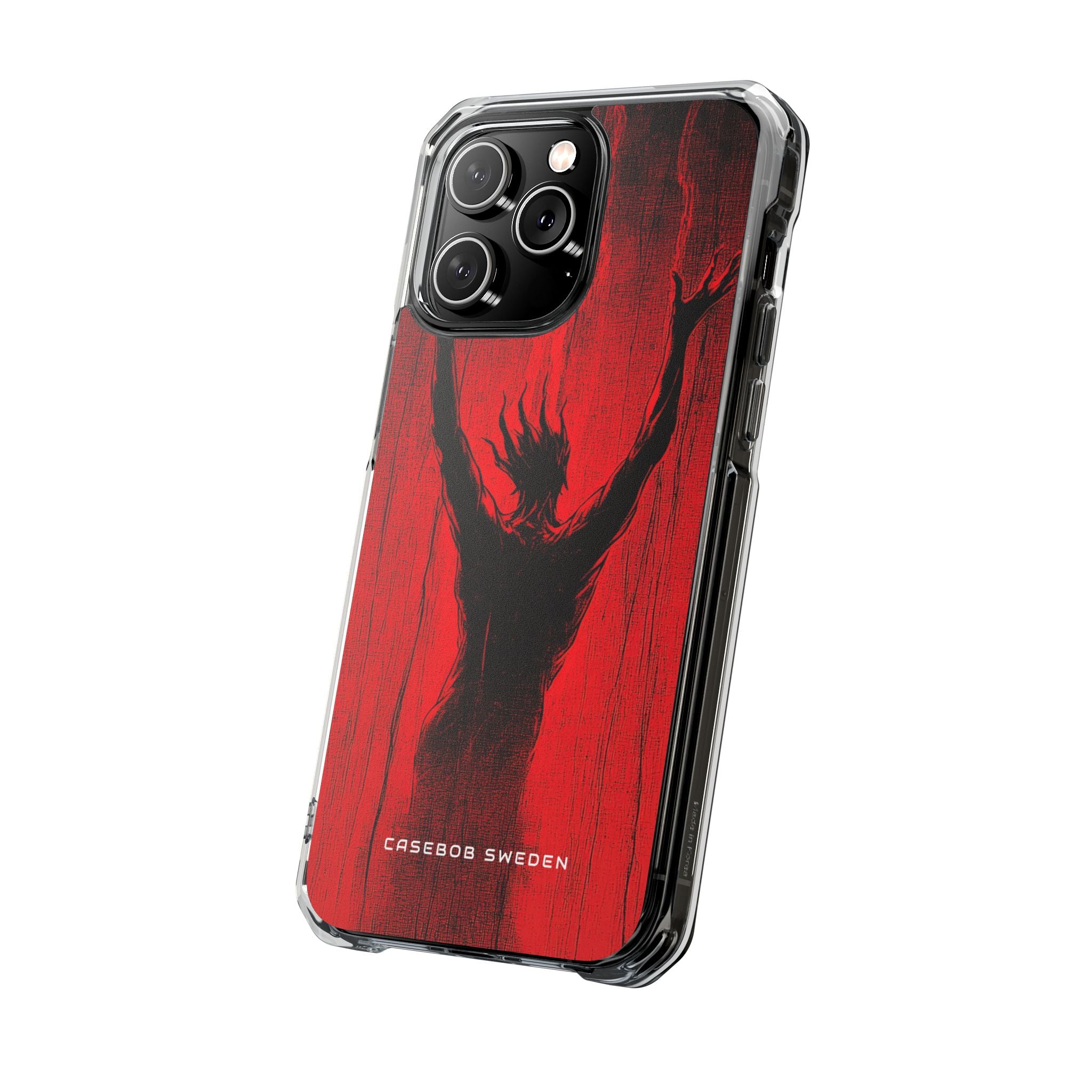 Crimson Despair iPhone 14 - Clear Impact Phone Case