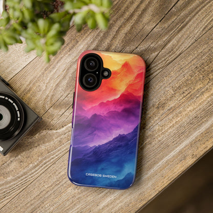 Purple Orange Mountains - Tough iPhone 16 Phone Case