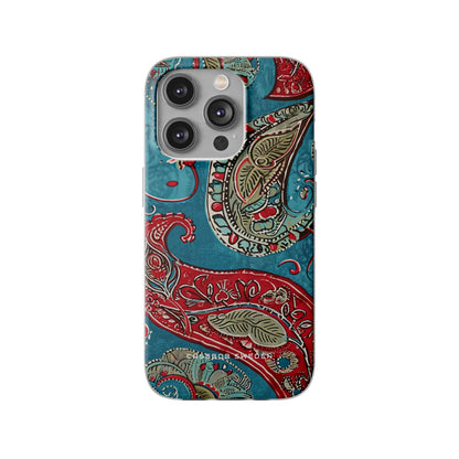 Vintage Paisley Elegance iPhone 14 - Flexi Phone Case