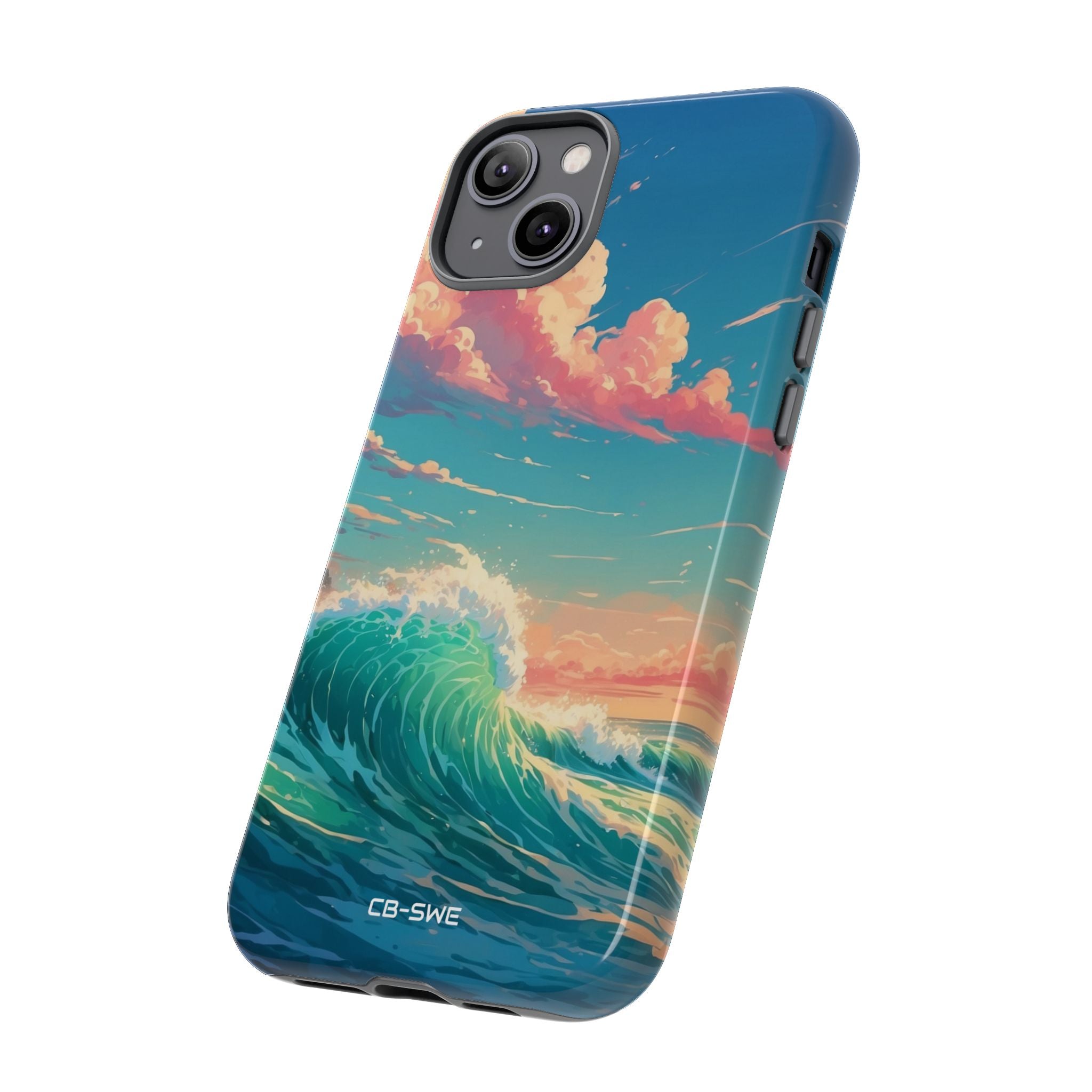 Waves Embrace Sunlight - iPhone Case