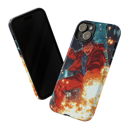 Flames Ignite Action - iPhone Case