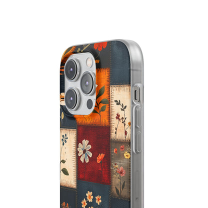 Patchwork Blooms iPhone 14 Pro Case - Soft