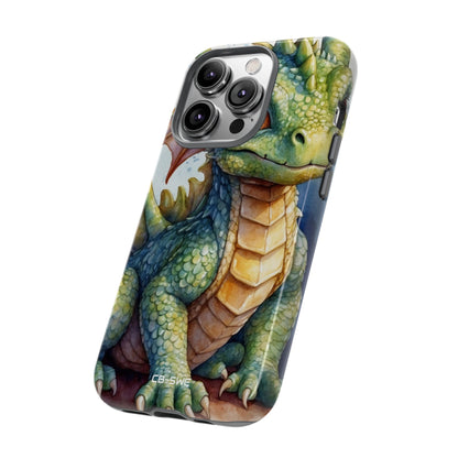 Green Dragon Smiles - iPhone Case