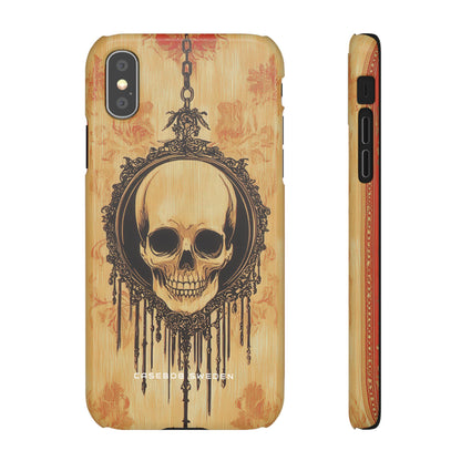 Gothic Skull Elegance iPhone X - Schlanke Handyhülle