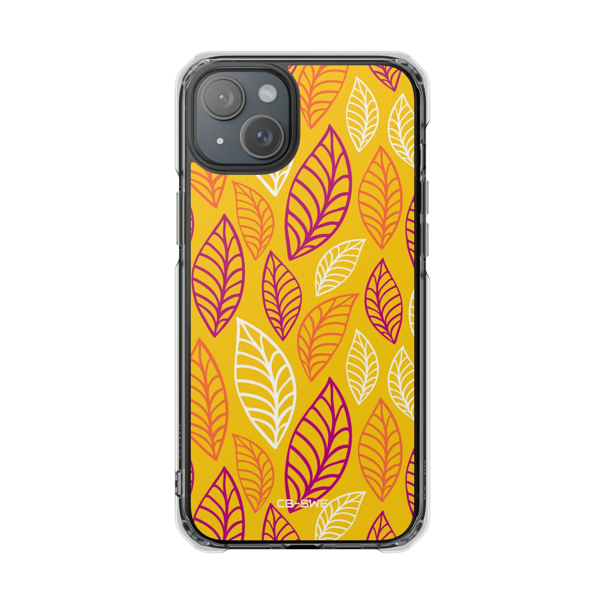 Vibrant Leaf Symphony iPhone Case - Impact