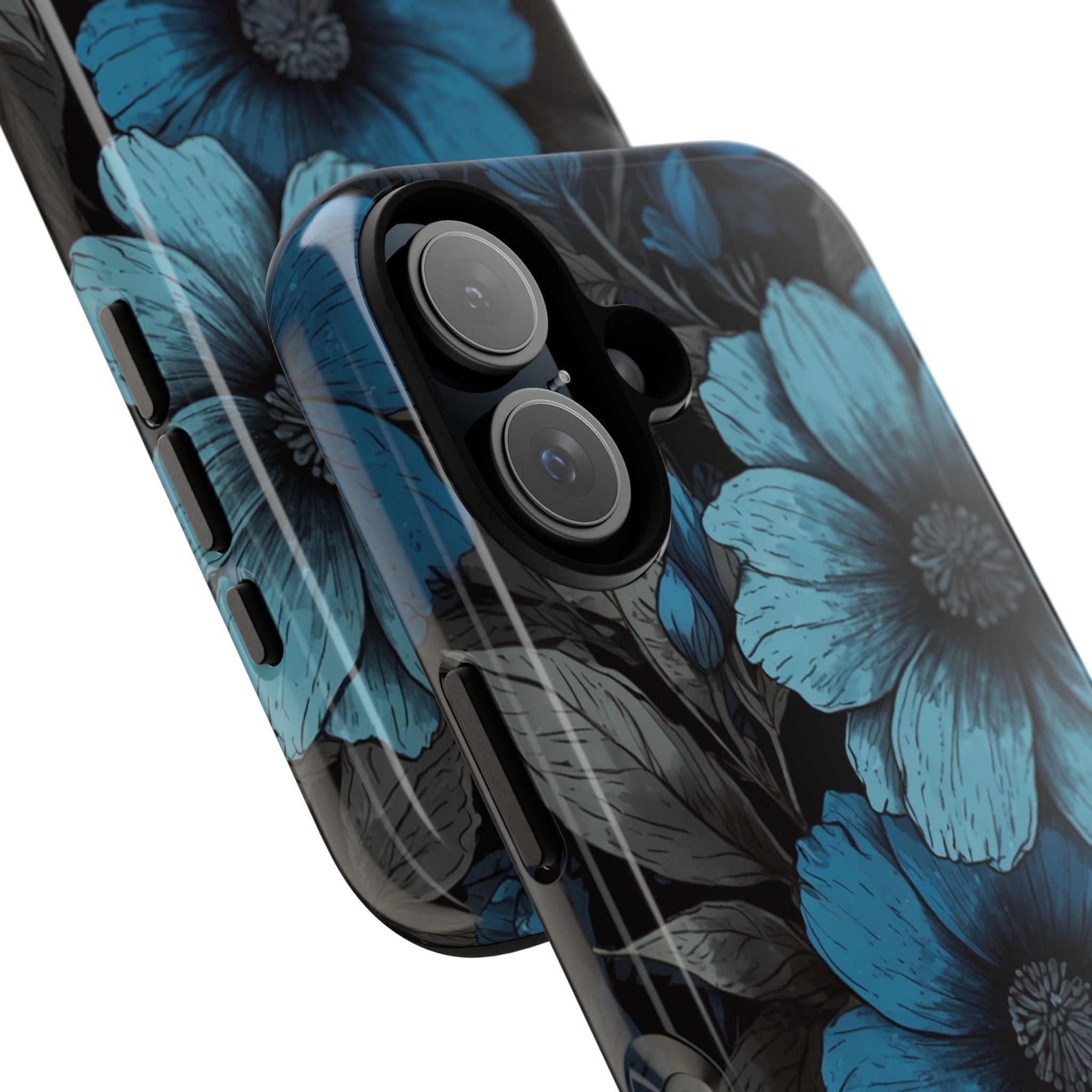 Flower Embrace Depth - iPhone Case