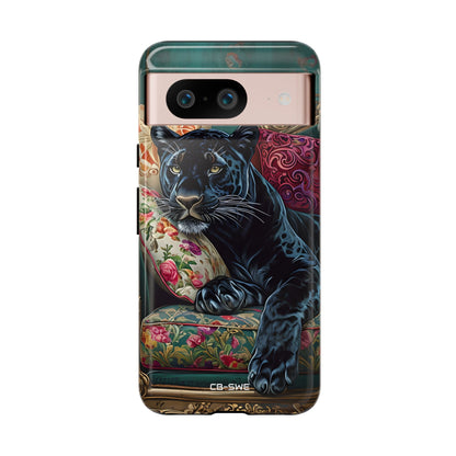 Panther on Vintage Chaise - Google Pixel Case