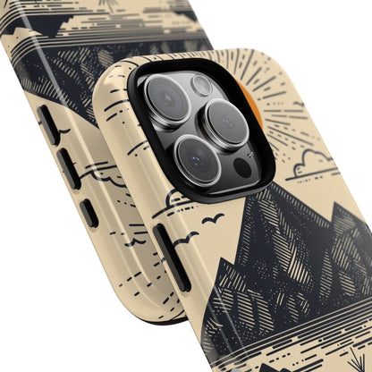 Golden Tent Awaits - iPhone Case