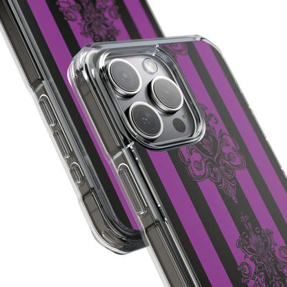 Damask Elegance Purple iPhone 15 Pro Max Case - Impact