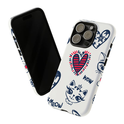 Cute Cat Wallpaper - Protective Phone Case