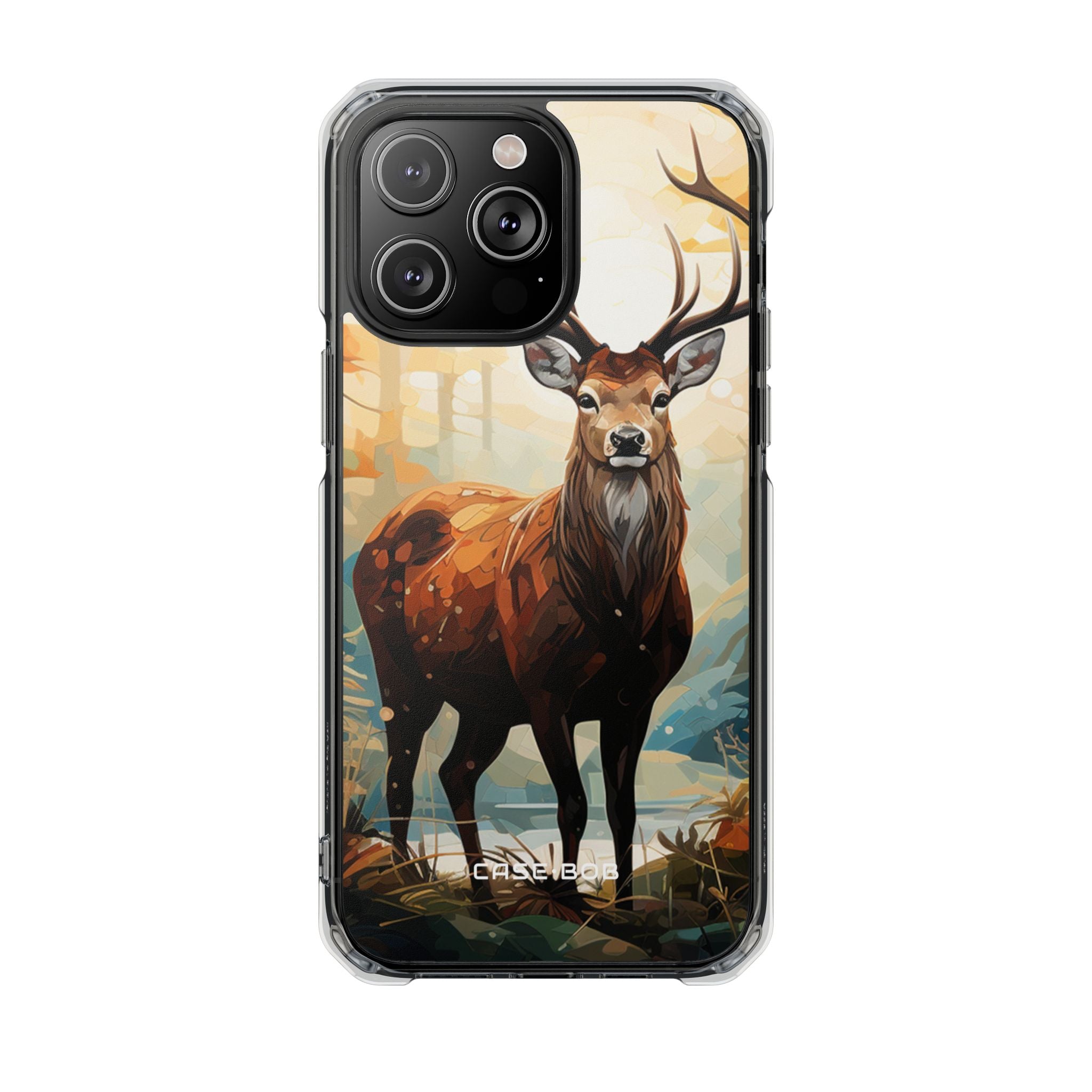 Glowing Stag iPhone 14 Pro Max Case - Impact