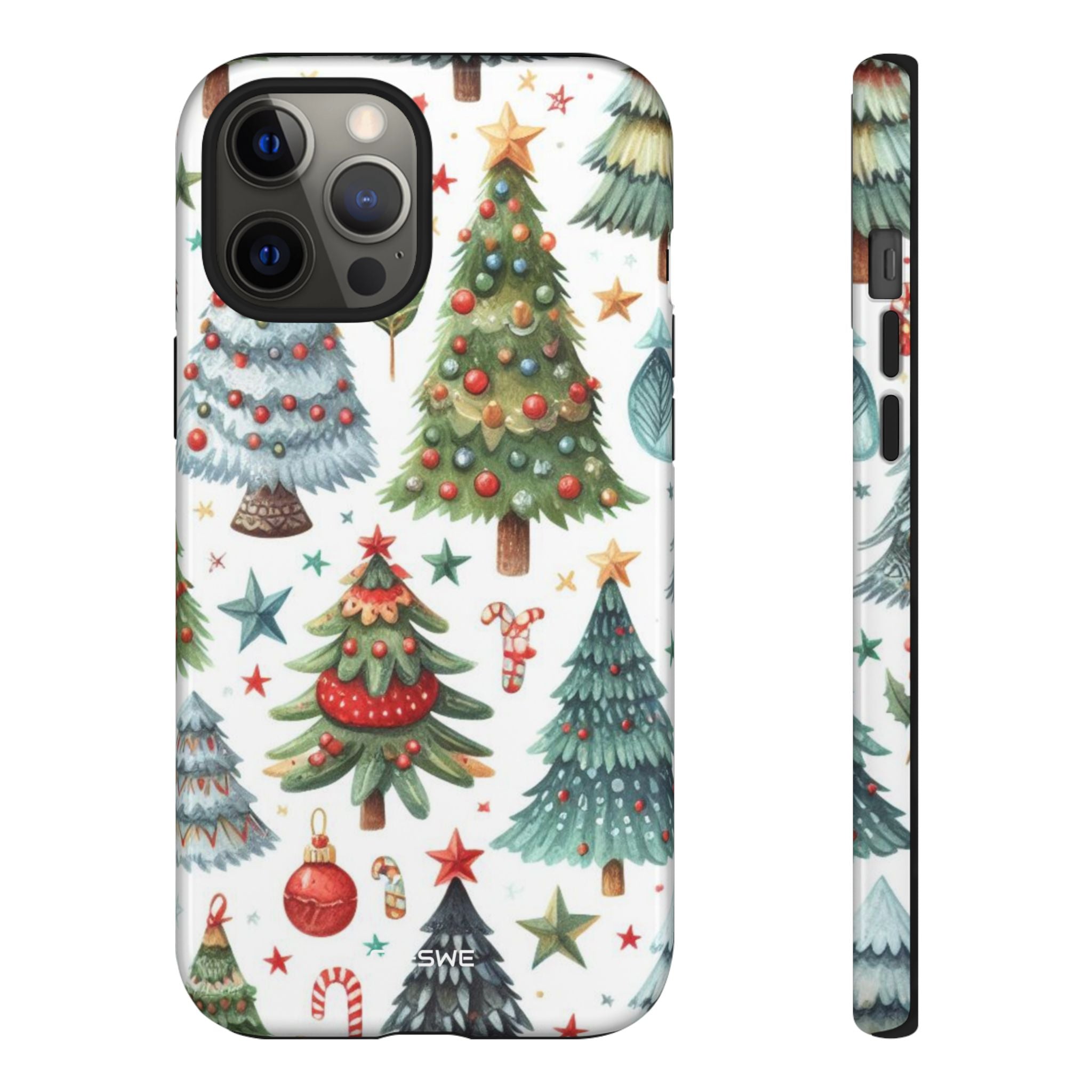 Whimsical Trees Sparkle - iPhone Case