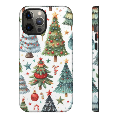 Whimsical Trees Sparkle - iPhone Case